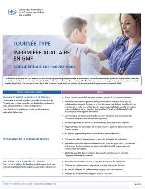 Journee Type En Gmf